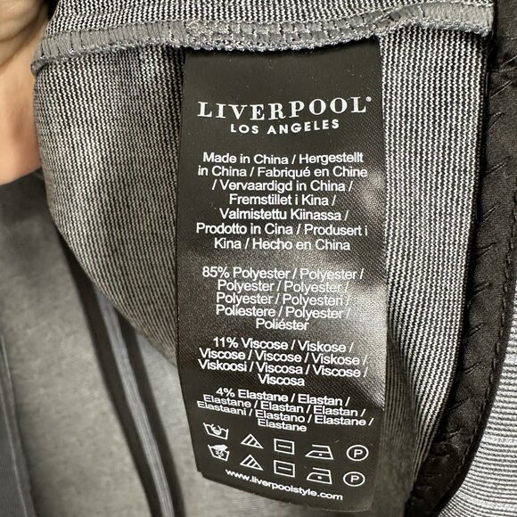 Liverpool Boyfriend Blazer Size 1X Princess Dart Navy Striped Open - Picture 6 of 11